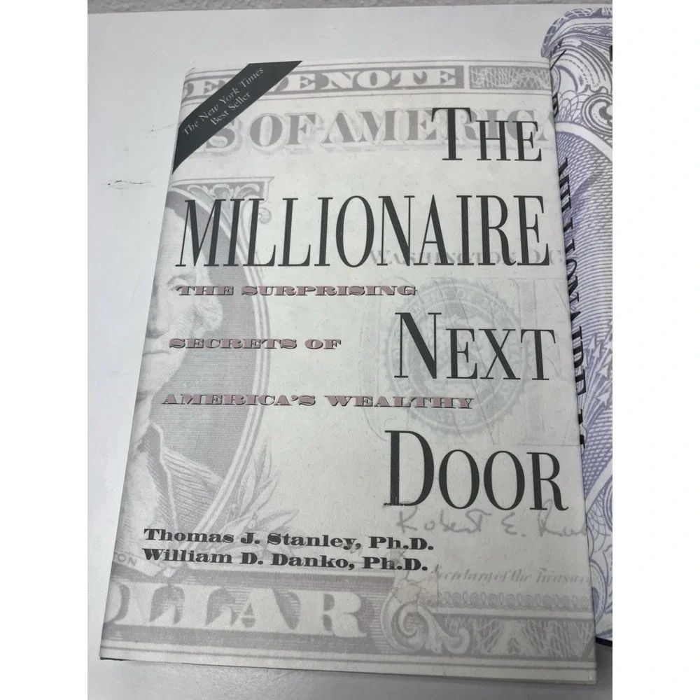 Millionaire Next Door & Millionaire Mind TWO Hardback Books Thomas J. Stanley